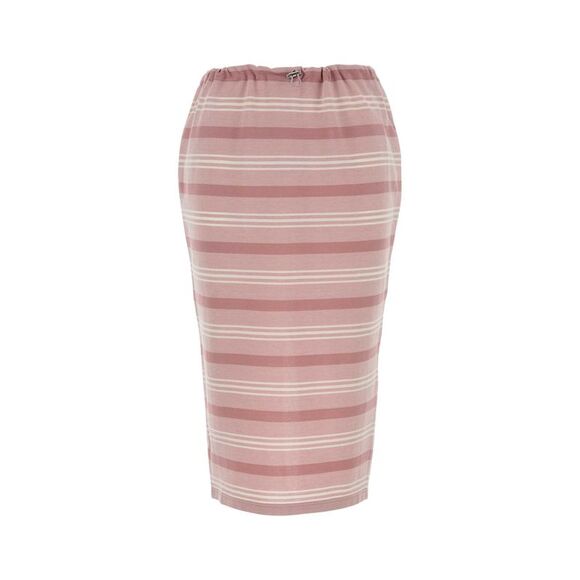 Prada Women Embroidered Piquet Skirt